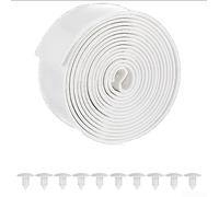 10ft cuttable replacement straps suitable for repairing For outdoor pool and beach lounge chairs made with PVC and weather resistant properties (White)