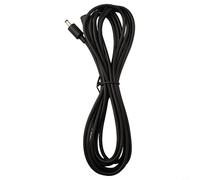 10ft Extension Cable for Echo and Dot Devices - Shock Proof 5mm Flexible Power White(Black)