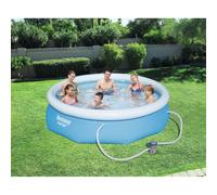 (10FT Fast Set Pool Set) Outdoor Inflatable Swimming Paddling Pool Garden Family Pools Kids & Accessories