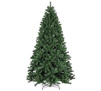 10FT KKTECH Artificial Christmas Tree 10ft 2760 Tips Realistic Bushy Green Xmas Tree with Metal Stand, Easy Assembly Foldable Indoor Outdoor Holiday Decoration (10ft)