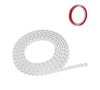 10FT Molding Trim,for Ceilings Wallpaper Border Self Adhesive,Caulk Strip for Mirror Frame Backsplash Tile Edge Ceiling Cabinet TV Wall DIY Home Decor & Protection (White-3M-1pcs)