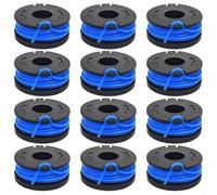 10FT Nylon Trimmer Line Spool Replacement for Bauer 19115C-B 20V Cordless String Trimmer, Compatible with for GREENWORKS Lawn Mowers(12PCS)
