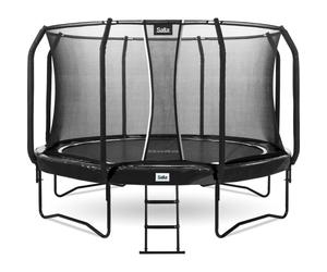 10ft Salta Black Round First Class Trampoline