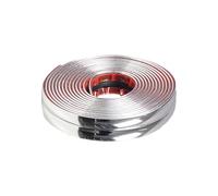 10ft Self Adhesive Corner Trim, Tile Trim Edging Strip PVC Plastic Flexible Moulding Trimming Wall Tile Corner Guard Angle Protector for Room Kitchen Bathroom Window Table (Mirror Silver, 2cm Wide)