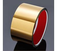 10ft Self Adhesive Metalized Wall Decal Metal Trim Peel and Stick Molding Trim for Mirror Frame, Cabinet, Edges & Borders and Tiles