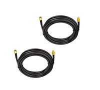 10ft SMA Extension Cable SMA Male to SMA Female RF Connector Adapter WiFi Antenna Extension Cable-2Pack