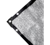 10FT x 14FT Aluminet Shade Cloth - 70% Sun Block Mesh for Garden Canopy Pet Shade UV Protection Outdoor Privacy Breathable Fabric Grommets Included (3.05m x 4.27m)