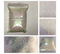 10G 20G 50G 100G GLITTER WINE GLASS CRAFT HOLOGRAPHIC IRIDESCENT NAIL ART FLORISTRY DUST (10g Iridescent White (Rainbow))