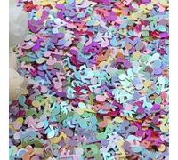 10g/20g/50g/10mm Musical Notation Sequins PVC Bulk Sequin Crafts Confetti Sequin Nail Art DIY Wedding Sewing Crafts Decoration-Mixed color-10mm 50g