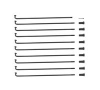 10G Black Spokes Diameter 3.15mm Cylinder Black Color Spokes J-bend Length 30-160mm Customize Electric Motorcycle Spokes(Length 214mm)
