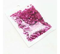 10g Curved Colorful Loose Hand-Sewn Sequins for Sewing Wedding Crafts and Women's Clothing Accessories 4.0mm5mm-Rose red 10g-5mm 10g 1200pcs