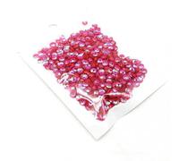 10g Curved Colorful Loose Hand-Sewn Sequins for Sewing Wedding Crafts and Women's Clothing Accessories Support 4.0mm5mm-AB Rose red 10g-5mm 10g 1200pcs