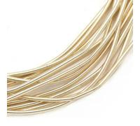10g French Bullion Wire Handmade Embroidery Threads For Beads Hard Silk Goldwork DIY Brooch Purl Gimp For Jewelry Stitch-02 Light gold