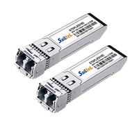10G Gigabit Single Mode SFP+ LC Module,10G 1310nm SMF, up to 10 km, DDM,10GBase-LR Fiber Transceiver, Compatible with Cisco, Ubiquiti, Mikrotik,Netgear, Dlink,Linksys and More(2 Packs)