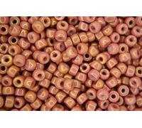 10g MATUBO 6/0 4mm Chalk Red Gold Luster Round Czech Seed Beads Quality Rocailles Beading Supplies Jewellery Making