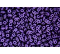 10g Matubo SuperDuo Czech Seed Beads 2.5x5mm Metallic Suede Purple Unique Beading Supplies Jewellery Making Czech Republic