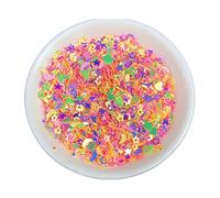 10g Mixed PVC Glitters Flakes Peaches Love Heart Star Moons for Shell Crystal Sequins Epoxy Resin Mold Filler Nails Art Nail Art Decoration