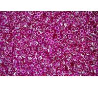 10g Miyuki 10/0 Triangle Japanese Seed Beads 2.5mm 1140 Color Lined Cranberry Beading Supplies Jewellery Making Japanese Beads