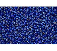 10g Miyuki 11/0 Round Japanese Seed Beads 2mm 91020 Silver Lined Cobalt AB Rocailles Beading Supplies Jewellery Making Japanese Beads
