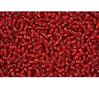 10g Miyuki 11/0 Round Japanese Seed Beads 2mm 911 Silver Lined Ruby Rocailles Beading Supplies Jewellery Making Japanese Beads