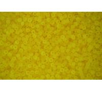 10g Miyuki 11/0 Round Japanese Seed Beads 2mm 9136F Matte Transparent Yellow Rocailles Beading Supplies Jewellery Making Japanese Beads