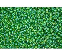 10g Miyuki 11/0 Round Japanese Seed Beads 2mm 9179L Transparent Light Green AB Rocailles Beading Supplies Jewellery Making Japanese Beads