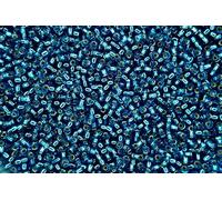 10g Miyuki 11/0 Round Japanese Seed Beads 2mm 925 Silver Lined Capri Blue Rocailles Beading Supplies Jewellery Making Japanese Beads