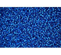 10g Miyuki 15/0 Round Japanese Seed Beads 1.5mm 925F Silver Matte Silver Lined Capri Blue Rocailles Beading Supplies Jewellery Making Japanese Beads