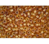10g Miyuki 6/0 Round Japanese Seed Beads 4mm 91003 Silver Lined Gold AB Rocailles Beading Supplies Jewellery Making Japanese Beads