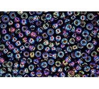 10g Miyuki 6/0 Round Japanese Seed Beads 4mm 91013 Silver Lined Dark Smoky Amethyst AB Rocailles Beading Supplies Jewellery Making Japanese Beads