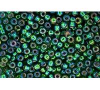 10g Miyuki 6/0 Round Japanese Seed Beads 4mm 91016 Silver Lined Green AB Rocailles Beading Supplies Jewellery Making Japanese Beads