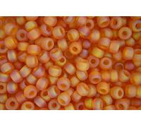 10g Miyuki 6/0 Round Japanese Seed Beads 4mm 9133FR Matte Transparent Topaz AB Rocailles Beading Supplies Jewellery Making Japanese Beads
