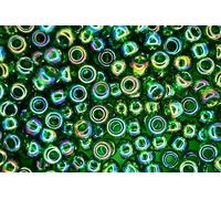 10g Miyuki 6/0 Round Japanese Seed Beads 4mm 9179 Transparent Green Luster Rocailles Beading Supplies Jewellery Making Japanese Beads