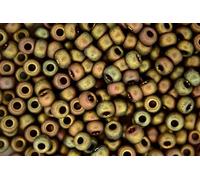 10g Miyuki 6/0 Round Japanese Seed Beads 4mm 92035 Matte Metallic Khaki Iris Rocailles Beading Supplies Jewellery Making Japanese Beads
