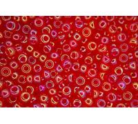 10g Miyuki 6/0 Round Japanese Seed Beads 4mm 9254D Transparent Dark Red AB Rocailles Beading Supplies Jewellery Making Japanese Beads