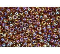 10g Miyuki 6/0 Round Japanese Seed Beads 4mm 9342 Berry Lined Light Topaz AB Rocailles Beading Supplies Jewellery Making Japanese Beads