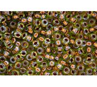 10g Miyuki 6/0 Round Japanese Seed Beads 4mm 93805 Pearlized Peridot Copper Rocailles Beading Supplies Jewellery Making Japanese Beads