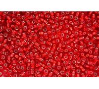 10g Miyuki 8/0 Round Japanese Seed Beads 3mm 910 Silver Lined Flame Red Rocailles Beading Supplies Jewellery Making Japanese Beads