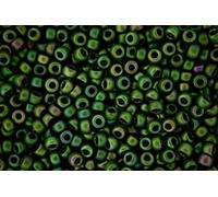 10g Miyuki 8/0 Round Japanese Seed Beads 3mm 92066 Matte Metallic Dark Green Iris Rocailles Beading Supplies Jewellery Making Japanese Beads