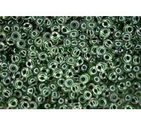 10g Miyuki 8/0 Round Japanese Seed Beads 3mm 9217 Forest Green Lined Crystal Rocailles Beading Supplies Jewellery Making Japanese Beads