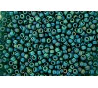 10g Miyuki 8/0 Round Japanese Seed Beads 3mm 92405FR Matte Transparent Teal AB Rocailles Beading Supplies Jewellery Making Japanese Beads