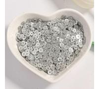 10g/Pack 4mm Glitters Flat Round Loose Sequins with Paillettes Sewing Wedding Decoration Craft Scrapbook DIY Accessories