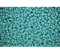 10g TOHO 11/0 Demi Japanese Seed Beads 2mm 413 Opaque Turquoise Rainbow Donut Ring Beading Supplies Jewellery Making Japanese Beads