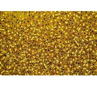 10g TOHO 11/0 Round Japanese Seed Beads 2mm 745 Copper Lined Marigold Rocailles Beading Supplies Jewellery Making Japanese Beads