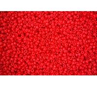 10g TOHO 15/0 Round Japanese Seed Beads 1.5mm 45 Opaque Pepper Red Rocailles Beading Supplies Jewellery Making Japanese Beads