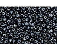 10g TOHO 6/0 Round Japanese Seed Beads 4mm 81 Metallic Hematite Rocailles Beading Supplies Jewellery Making Japanese Beads