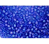 10g TOHO 6/0 Round Japanese Seed Beads 4mm 934 Inside Color Light Sapphire/Purple Lined Rocailles Beading Supplies Jewellery Making Japanese Beads