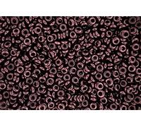 10g TOHO 8/0 Demi Japanese Seed Beads 3mm Y617 Hybrid Metallic Suede Pink Donut Ring Beading Supplies Jewellery Making Japanese Beads