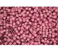 10g TOHO 8/0 Round Japanese Seed Beads 3mm 959F Inside Color Frosted Light Amethyst/Pink Lined Rocailles Beading Supplies Jewellery Making Japanese Beads