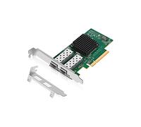 10Gb Dual LAN SFP PCI-e Network Card, Intel 82599(X520) Controller, NICGIGA 10Gbps Ethernet Adapter, 2 * 10Gbe SFP Port, 10G NIC Card, Support Windows/Windows Server/Linux/VMware